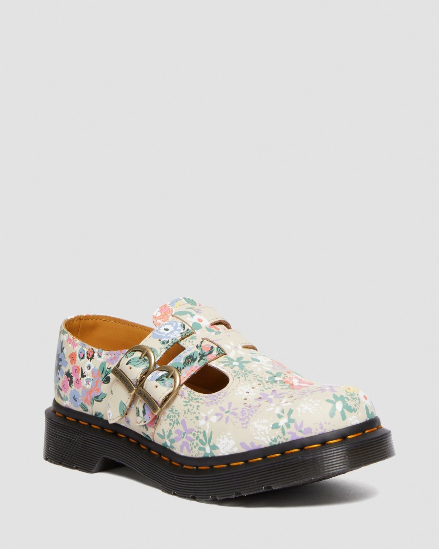 Originals * | 8065 Floral Mash Up Leather Mary Jane Shoes Cheaper